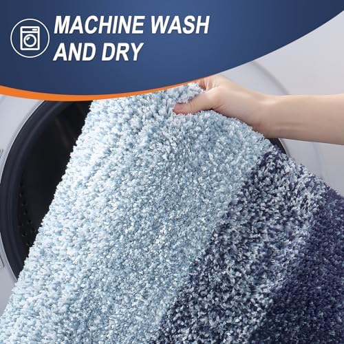 OLANLY Bathroom Runner Rug 44x20, Extra Soft Absorbent Microfiber Bath Rugs - Image 6