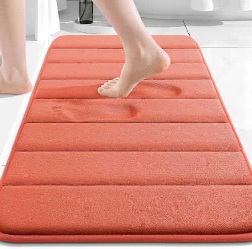 Buganda Memory Foam Bath Mat 30 x 20, Ultra Soft Absorbent Bathroom Rugs by Buganda