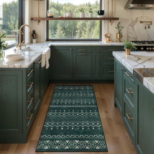 SERISSA 2x4 Washable Non-Slip Boho Runner Rug for Entryway - Image 2