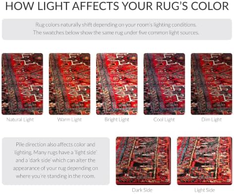 SAFAVIEH Vintage Hamadan Area Rug 2'7"x5', Traditional Red & Multi VTH211A - Image 3