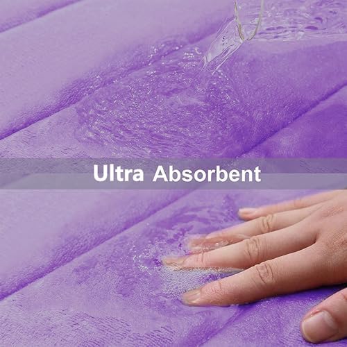 Buganda Memory Foam Bath Mat 47 x 20, Ultra Soft Absorbent Bathroom Rugs - Image 5