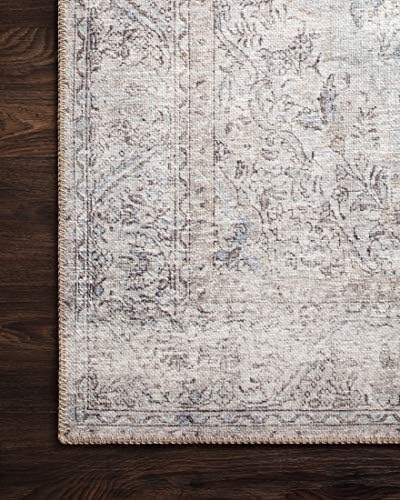 Loloi Loren Silver/Slate 2'-3" x 3'-9" Accent Rug - Image 5