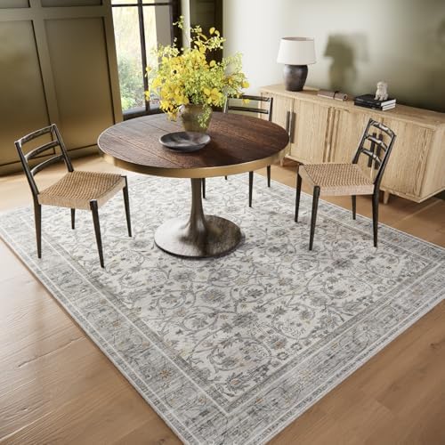 Machine Washable Rugs for Living Room: 6x9 Area Rugs for Bedroom - Image 4