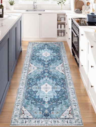 SERISSA 2x6 Washable Non Slip Boho Runner Rug for Hallway by SERISSAHomeDecorCollection
