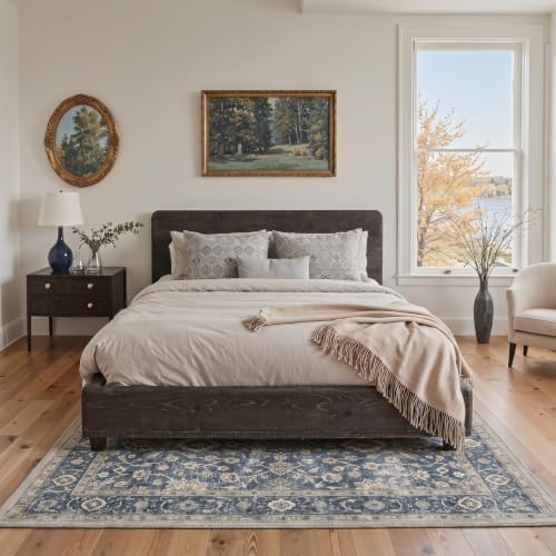 Bavni 2X5 Washable Hallway Runner Rug, Boho Vintage Non Slip - Image 6