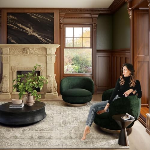 Machine Washable Throw Rugs for Entryway: Door Mat Indoor Entrance 4x6 Small Rug Stain Resistant Non-Slip Low Pile Soft Carpet for Kitchen Front Door Indoor Entry Bathroom Bedroom - Image 6