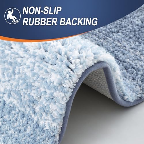 OLANLY Small Bathroom Rugs 30x18, Extra Soft Absorbent Microfiber Bath Rugs - Image 5