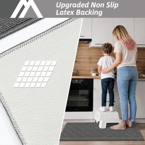 COSY HOMEER Kitchen Rugs and Mats 20"x48" Non Slip Kitchen Mats for Floor - Image 3