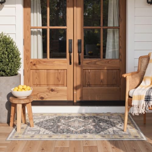 GENIMO 8x10 Outdoor Rug, Washable Quick Dry for Patio, Dusty Ochre - Image 4