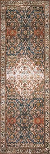 Loloi Layla Ocean/Multi 2'-6" x 7'-6" Runner Rug - Image 2