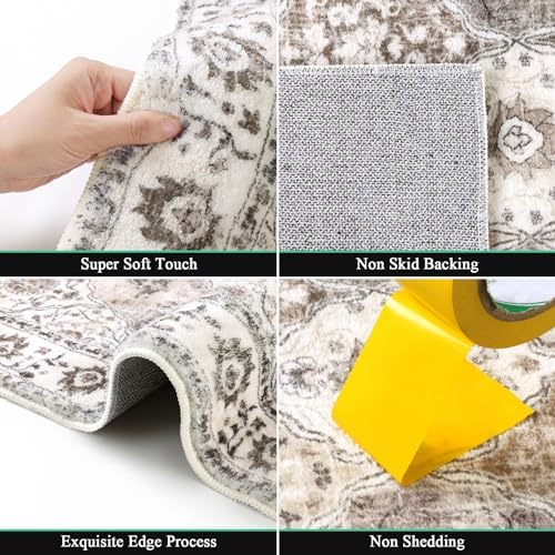 HEBE Indoor Door Mat 2'x3', Washable Welcome Mat for Front Door Entrance - Image 3