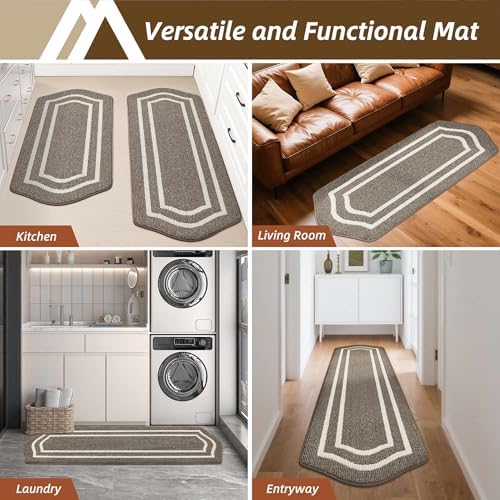 COSY HOMEER Long Kitchen Floor Mats and Rugs Non Slip Washable,24"x79" - Image 5