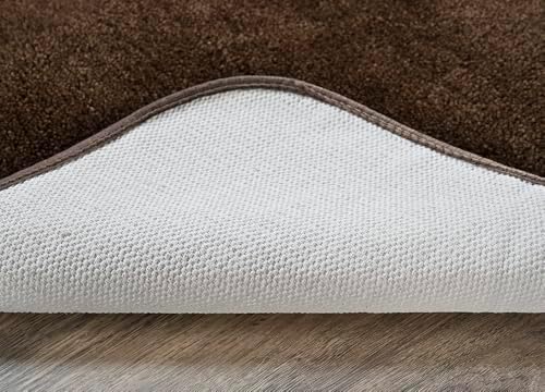 Garland Rug Traditional Nylon Washable Chocolate 2 Bath Rugs (21" X 34", 22" X 60") - Soft, Absorbent, and Stylish for Your Bathroom - Image 4