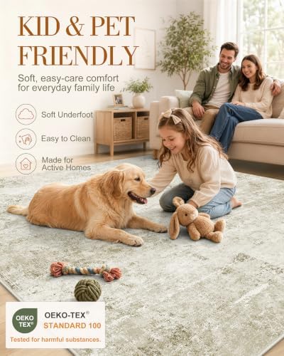 OLANLY 2'6"x12' Washable Runner Rug, Non Slip Carpet for Hallway Kitchen - Image 5
