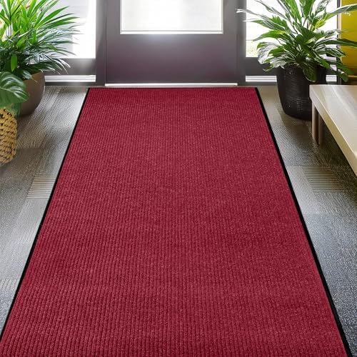 MaxMat® Extra Large Commercial Door Mat, Rubber Border Heavy Duty Door Mat, Waterproof, Low-Profile, Easy to Clean, Rubber Entry Mat. (Red, 4 x 8 Feet) - Image 7