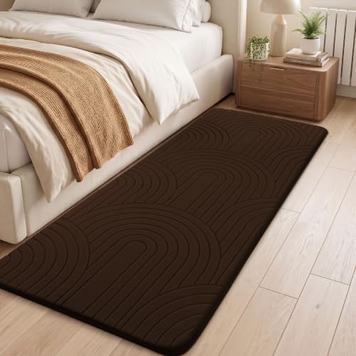 Sour Lemon 2x6 Runner Rug for Hallways Non Slip, Bedroom Rugs Coffee - Image 2
