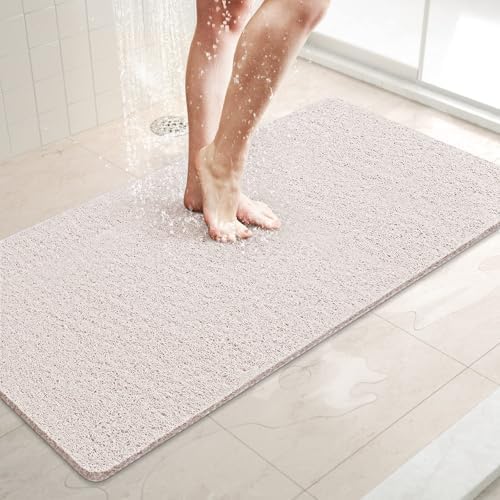 LuxStep Shower Mat Bathtub Mat,Non-Slip Bath Mat with Drain, Quick Drying by LuxStep