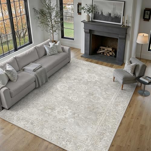 9x12 Grey Neutral Area Rug - Image 3