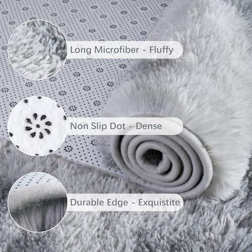 Chicrug Soft Runner Rugs for Bedroom Living Room Plush Fluffy Rug 2x10 - Image 6