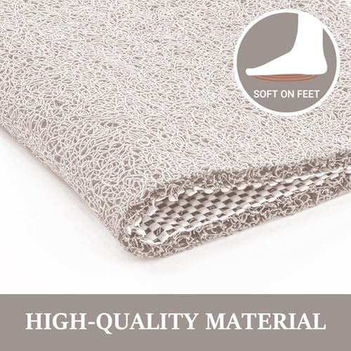 LuxStep Shower Mat Bathtub Mat,Non-Slip Bath Mat with Drain, Quick Drying - Image 5