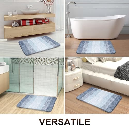 OLANLY Bathroom Runner Rug 59x24, Extra Soft Absorbent Microfiber Bath Rugs - Image 6