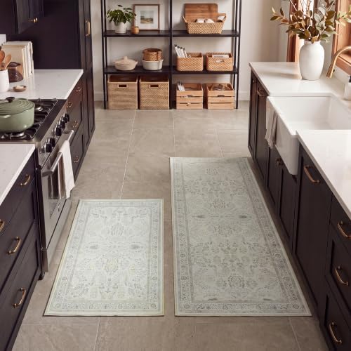 GRANNY SAYS Boho Kitchen Rug Set of 2, Anti Fatigue Kitchen Mats Non Slip by GRANNYSAYS