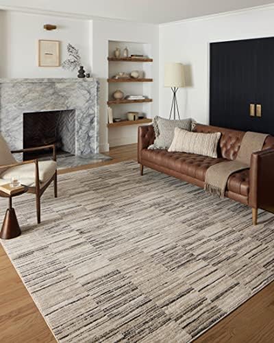 Loloi Darby Charcoal/Sand 2'-7" x 12'-0" Runner Rug by Unknown