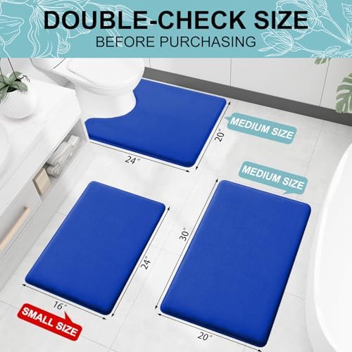 Smiry Memory Foam Bath Mat 47x17, Extra Soft and Absorbent Bathroom Rugs - Image 2