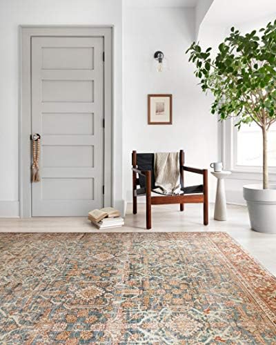 Loloi Layla Ocean/Rust 2'-0" x 5'-0" Accent Rug - Image 3