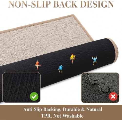 Ultra Thin Bath Mat, Thin Bathroom Rugs Fit Under Door, Non Slip Floor Mat - Image 5