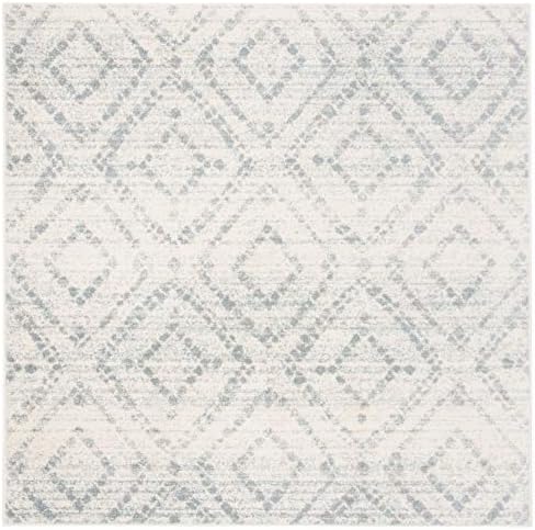 SAFAVIEH Adirondack Square Rug 6', Boho Ivory & Light Blue ADR131T - Image 3