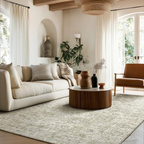 Machine Washable Rugs for Living Room: 5x7 Area Rugs for Bedroom - Image 3