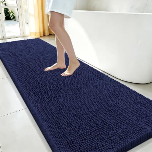 Smiry Bathroom Rugs 59X24, Luxury Chenille Extra Soft Absorbent Bath Mat by Smiry