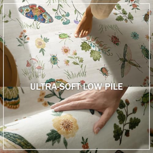 2x3 Washable Throw Rugs for Entryway: Door Mat Indoor Entrance Small Rug Non-Slip Low Pile Soft Kitchen Rug for Front Door Indoor Entrance Entry Bedside Kids Room - Image 5