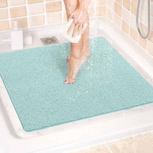LuxStep Shower Mat Bathtub Mat Non-Slip Bath Mat with Drain, Quick Drying by LuxStep