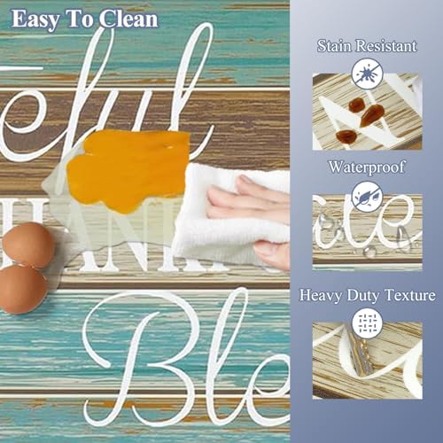 HEBE Anti Fatigue Kitchen Mat Set of 2, Cushioned Kitchen Mats for Floor - Image 5