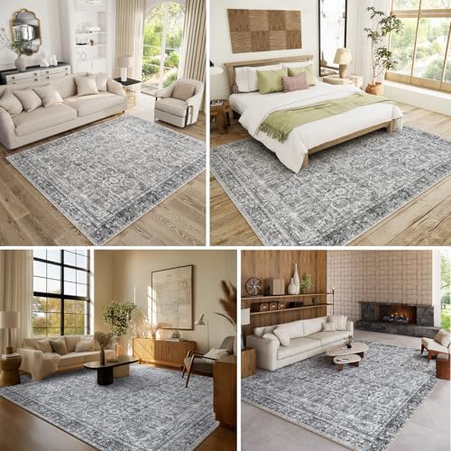 Machine Washable Rugs for Living Room: 8x10 Area Rugs for Bedroom - Image 2
