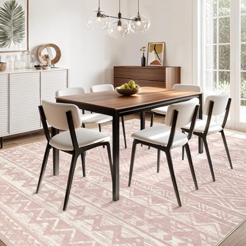 cotiled Boho 9x12 Area Rug for Living Room: Large Moroccan Washable Rug - Image 6