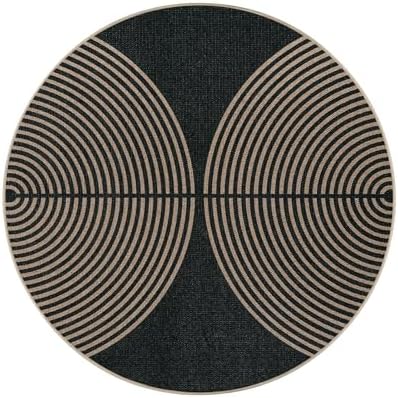 Lahome Rainbow Small Round Rug, 3ft Circular Indoor Outdoor Entryway Rug - Image 6