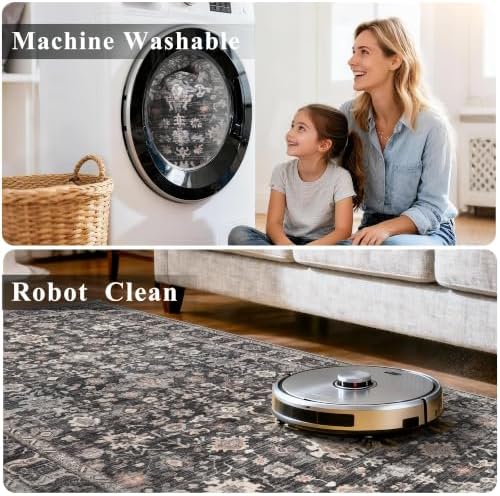 Long Hallway Runner Rug 3x22: Non Slip Runner Rugs with Rubber Backing Soft - Image 6