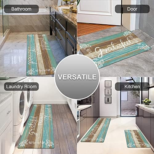 HEBE Anti Fatigue Kitchen Mat Set of 2, Cushioned Kitchen Mats for Floor - Image 6