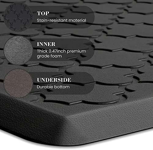 Kitchen Mat 2 PCS Cushioned Anti-Fatigue Floor Mat Standing Mat for Kitchen - Image 5