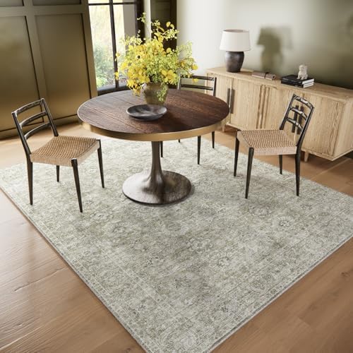 Machine Washable Rugs for Living Room: 6x9 Area Rugs for Bedroom - Image 4