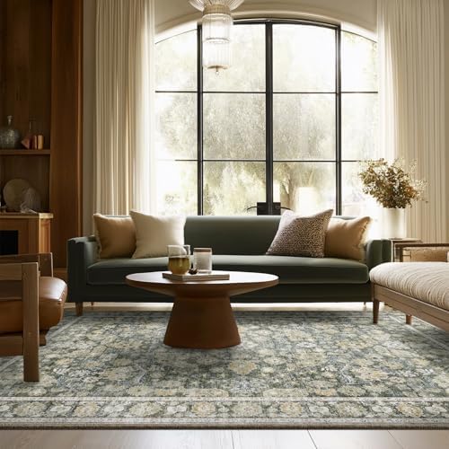 Machine Washable Rugs for Living Room: 6x9 Area Rugs for Bedroom - Image 2