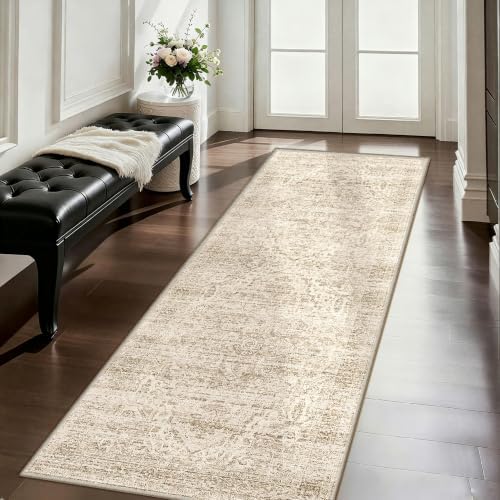2x5 Washable Runner Rugs，Boho Vintage Rug Runner,Ultra-Thin Kitchen Runner Rug Non-Slip Backing Entryway Runners,Bathroom Carpet for Hallways,Bedroom，Laundry Room by Unknown