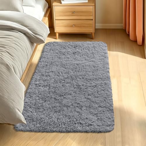 Smiry Area Rugs for Living Room Bedroom 2x5 ft, Fluffy Washable Carpet by Smiry
