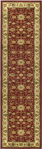 SAFAVIEH Lyndhurst Collection LNH212F Traditional Oriental Non-Shedding Stain Resistant Living Room Bedroom Runner, 2'3" x 18', Red/Ivory - Image 2