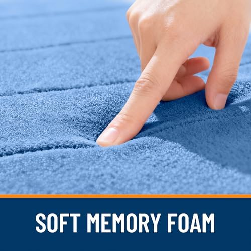 OLANLY Memory Foam Bath Mat 35x16, Super Soft and Absorbent Bathroom Rugs - Image 5