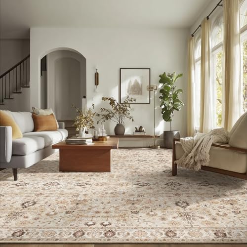 Machine Washable Rugs for Living Room: 8x10 Area Rugs for Bedroom - Image 3