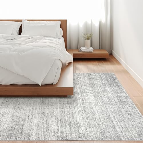 Valenrug 6x9 Area Rugs Non Slip, Large Washable Rugs for Living Room, Grey - Image 6